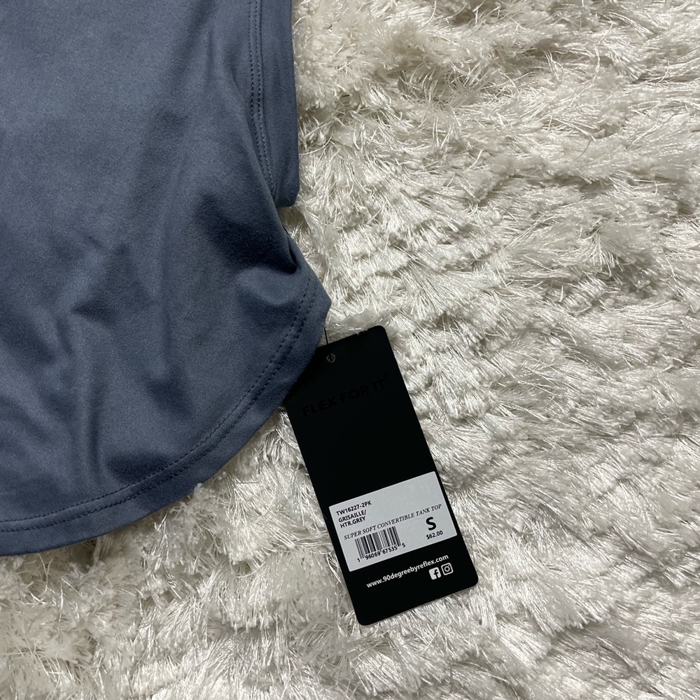 NWT 90 Degree by Reflex Workout Tops (2) - Picture 5 of 9
